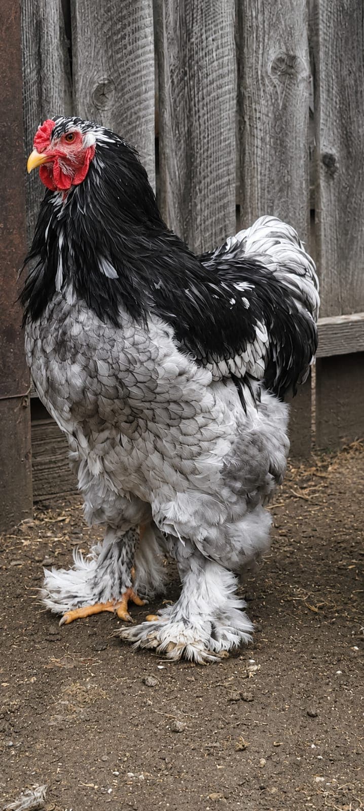 Brahma Moteado Azul